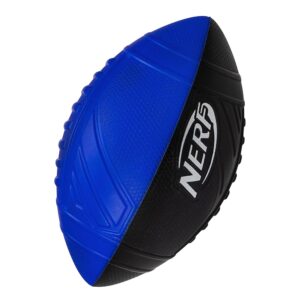 Nerf Pro Grip Football, Blue, Classic Foam Ball, Easy to Catch & Throw, Sports Toys, Christmas Gifts or Stocking Stuffers for Kids