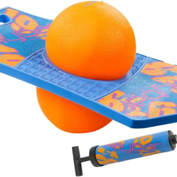 Flybar Pogo Trick Ball for Kids – Balance Bounce Board with Anti-Slip Deck – Pump Included - Indoor & Outdoor Toys for Boys and Girls Fun Way to Reduce Screen Time Supports up...