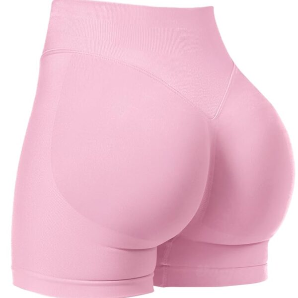 VOYJOY Women Workout Impact Shorts 2.5"/ 3.6"/ 4.5"/ 6" Scrunch Butt Lifting Gym Seamless Booty Biker Shorts